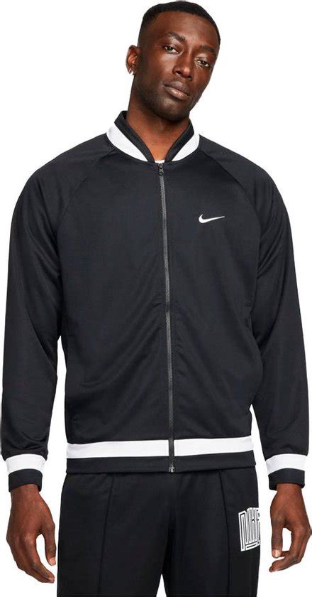 nike dri fit jasje zwart wit wit|Nike Heren Sportkleding .